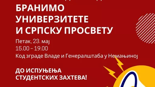 Poziv za akciju 23.maja