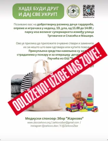 bazar odložen